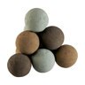 American Fire Glass Lite Stone Balls 4 in. Natural Uniformed Set (6 pc./set) 12 in. x 8 in.