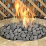 Bagged American Fire Lava Rock Large Tumbled Gray 2 in. - 4 in. 20 lb. (100 bags/pallet)