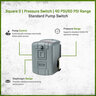 Square D FSG2-40-60 Pressure Switch Standard 40 PSI/60 PSI