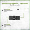 Male Adapter Steel 1 in. MIPT x Insert