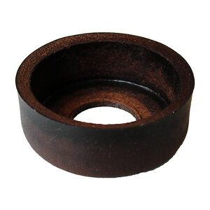 Waterproof Cup Black Leather 2-1/16 in. x 1-1/4 in. #711-285