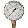 0-100# Pressure Gauge Steel 1/4 Lower Mip Ag