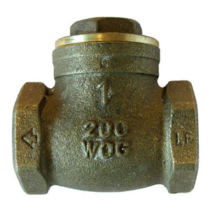 Swing Check Valve Brass SxS 3/4 in. 