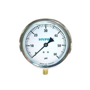 0-60# Pressure Gauge Liquid Filled Stainless Ag
