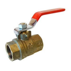 American Granby Full Port Ball Valve Threaded 600 PSI 2 in. Forged Brass 
