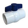 Econ PVC Molded in. Place 1-1/4 in. Ball Valve-SLIP