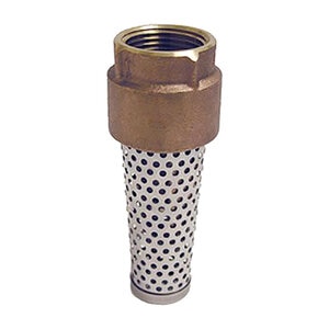 1.5 Brass Foot Valve With SS Screen