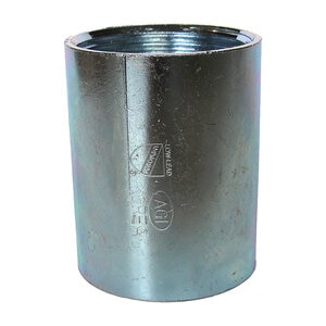 1.25 in. TURNED COUPLING-GALV.