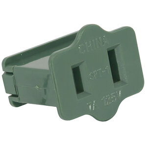 SPT-1 FEMALE SOCKET, BAG OF 25, GREEN, WITH SLIDE ON BACKS
