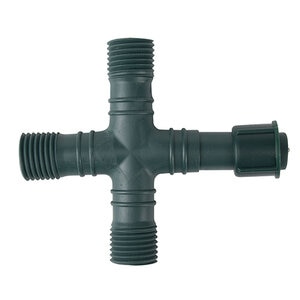 American Lighting X Commercial Coax LED Light String Connectionector/Splitter 1 In 3 Out Green