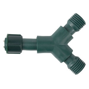 American Lighting Y Commercial Coax LED Light String Connectionector/Splitter 1 In 2 Out Green