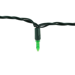 American Lighting Standard LED Mini 70 Green LEDs 4 in. Spacing Green 22AWG