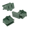 American Lighting SPT-1 Female Socket Green w/ Slide On Backs (500/bag)