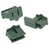 American Lighting Black Female Socket SPT-2 w/ Slide On Backs (Bag of 25) 