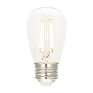 American Lighting Filament S14 Clear Glass Bulbs Led 120V 3000K 1W 80 Lumens 15,000 Hrs.