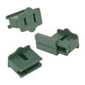 American Lighting Female Inline Socket 18AWG SPT-1 Green (Bag of 25)