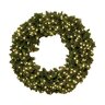 American Lighting LED Pre-Lit Wreath 36 in. Diameter 270 Tip 100 3000K LED 22AWG Wire 5 ft. Pwr w/ 2 Prong Fused Stk Plug
