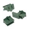 American Lighting Female Inline Socket 18AWG SPT-2 Green (Bag of 25)