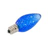 American Lighting LED C7 Dimmable E12 Base Faceted Blue