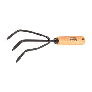 Ames Hand Tool Cultivator Tempered Wood