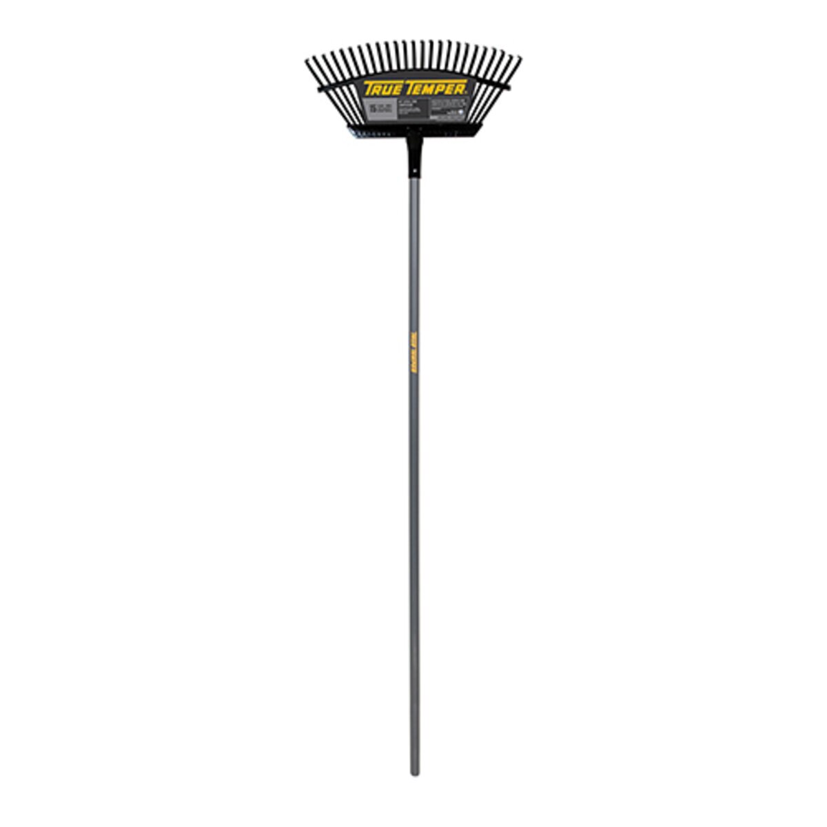 True Temper Superflex Lawn Rake 18 Tine Steel Head 48 in. Wood Handle ...