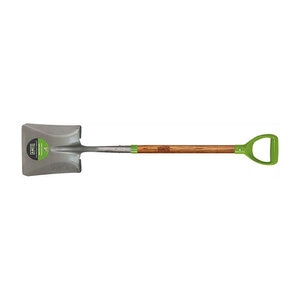 Ames Square Open Back Shovel 28 in. Ash D-Grip Handle