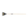 True Temper Poly Shrub Rake 8 in. 43 in. Wood Handle