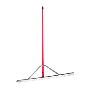 True Temper Asphalt Lute Rake Aluminum 36 in. w/ 82 in. Aluminum Handle