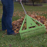 Ames Dual Tine Poly Leaf Rake Green 72 in. x 26 in.