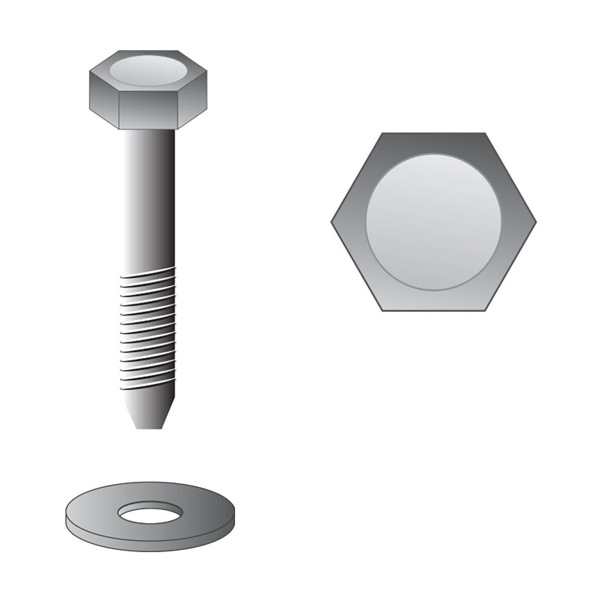 Ametek Lexan Locking Nut - Pentagon Lock | SiteOne US