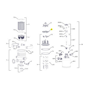 Amiad Mini Sigma Turbine Assembly Pro