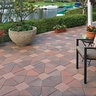 Angelus Bishops Hat Paver Cream/Terracotta/Brown 60 mm (98 sq. ft./pallet)