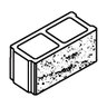 Angelus Standard Block Tongue & Groove Beveled Split 1 Side Medium Weight Sand 6 in. x 8 in. x 16 in. (120 pc./pallet)