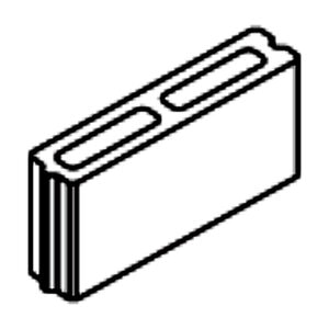 Angelus Standard Block Tongue & Groove Beveled Normal Weight Sand 6 in. x 8 in. x 16 in. (120 pc./pallet)