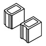 Angelus Half Block Tongue & Groove Beveled Normal Weight Sand 6 in. x 8 in. x 8 in. (192 pc./pallet)