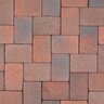 Angelus Antique Cobble I Paver Red/Brown/Charcoal Standard 60 mm (130 sq. ft./pallet)