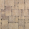 Angelus Estate Cobble II Paver Sand/Stone/Mocha Tumbled 80 mm (67 sq. ft./pallet)