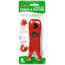 Red 2 in 1 Punch & Cutter