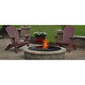 Antique Brick & Block Hudson Stone Fire Pit Kit Black 43 in. OD (28 in. ID) x 12 in.