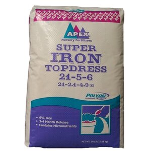 APEX Fertilizer 21-5-6 6%Fe 50 lb.