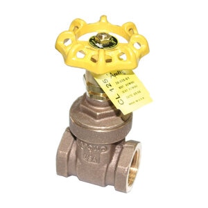 Apollo 102T Gate Valve Bronze 1-1/2 in. Npt w/ Wheel Handle