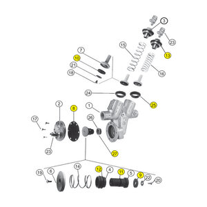 3/4-1 Rpz Major Rubber Repair Kit 8 Conbraco