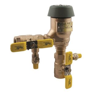 Apollo 4A Pressure Vacuum Breaker 1 in. Bronze with Ball Valves