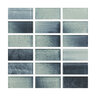 Aquabella London Series Glass Tile Ashford 1 in. x 2 in. (11 sq. ft./box)