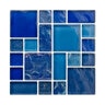 Aquabella Night Life Series Glass Tile Ballad Random (11 sq. ft./box)