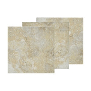 Aquabella Monticello Series Porcelain Tile Avorio 6 in. x 6 in. (11 sq. ft./box)