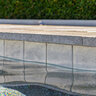 Aquabella Beachfront Series Porcelain Tile Single Bullnose Crystal Cove 6 in. x 6 in. (54 pc./box)