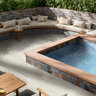 Aquabella Slate Series Porcelain Tile River Bend 6 in. x 6 in. (14 sq. ft./box)