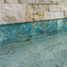 Aquabella Himalaya Series Porcelain Tile Single Bullnose Katmandu 6 in. x 6 in. (26 pc./box)