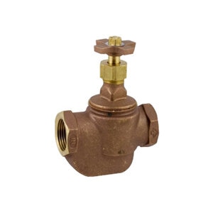 Straight Valve Brass 2 in. FIPT with Cross Handle